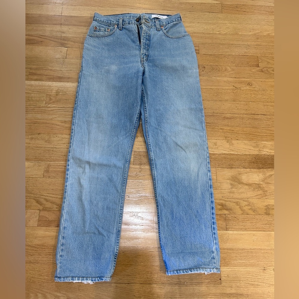 Aligrace Levi’s Wide Leg Light Blue Jeans - Picture 3 of 7
